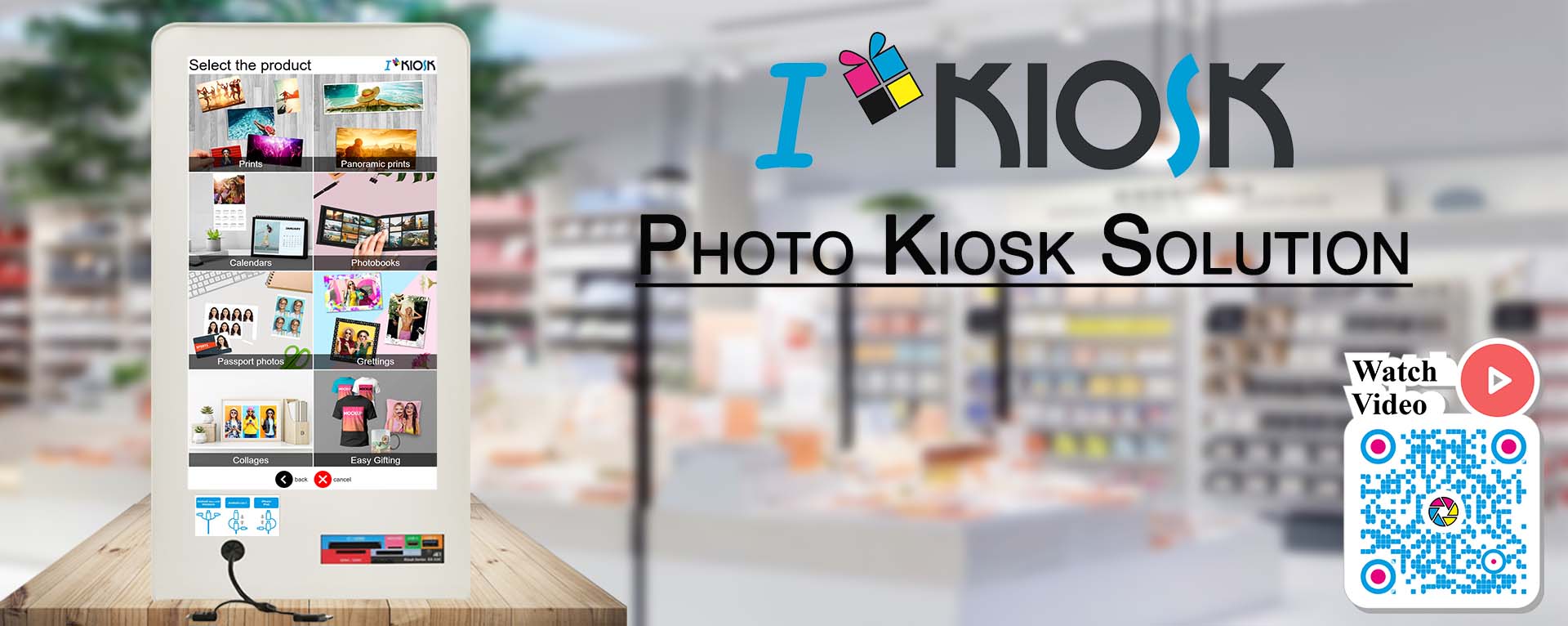 ikiosk Kiosco fotográfico tradicional Kiosko fotográfico offlie